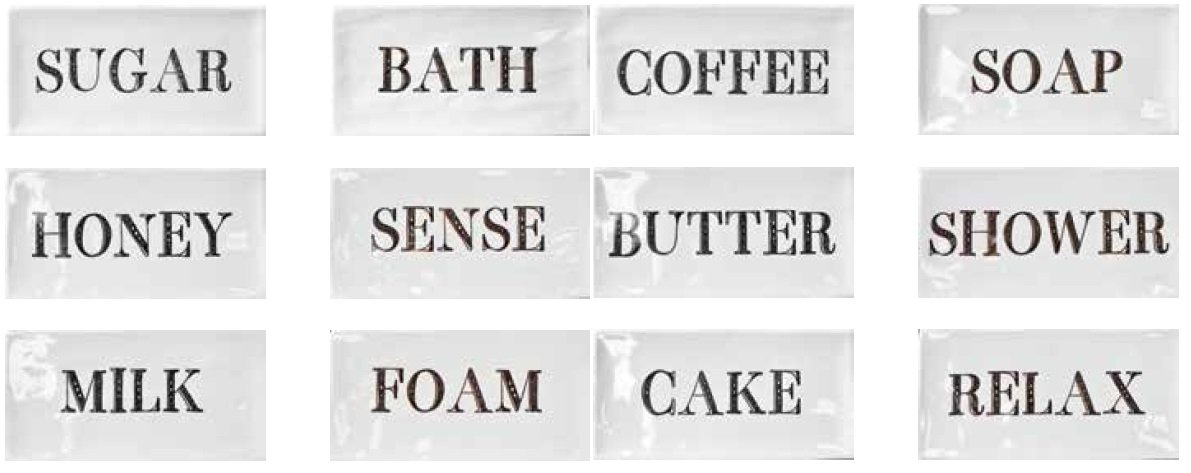 REVESTIMIENTO 10X20 ARTISAN KITCHEN DECOR MIX IRREGULAR BRILLO (Espesor 6 mm) - FBR